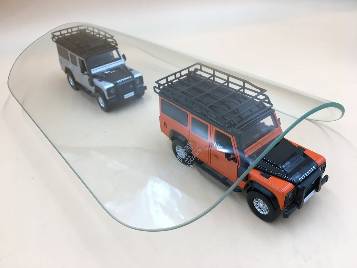 LR DEFENDER 86- RH Rear Quarter Glass 4mm for Truck & Crew Cab MWC4710