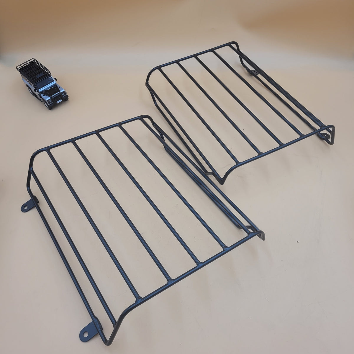 TD5 2003 ONWARD FRONT & REAR LAMP GUARD KIT WOLF STYLE KIT DA4400