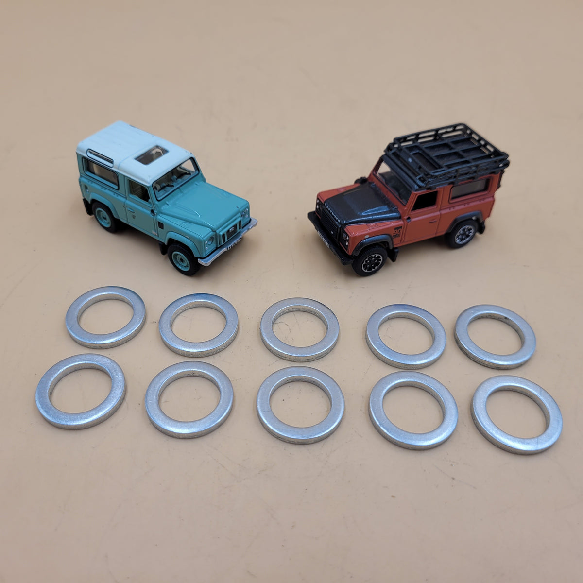 LR DEFENDER DISCOVERY RRC Sump Plug Washer ALU1403L Set x10