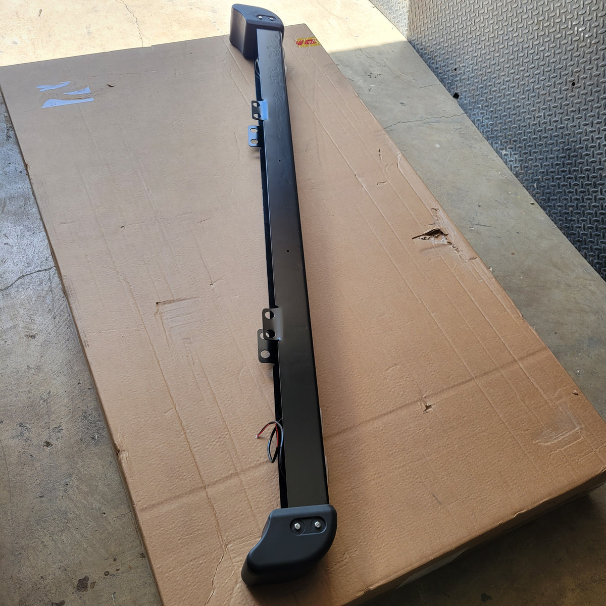 LR Defender Front Bumper with Twin Round LED Lights Part BA4145UK