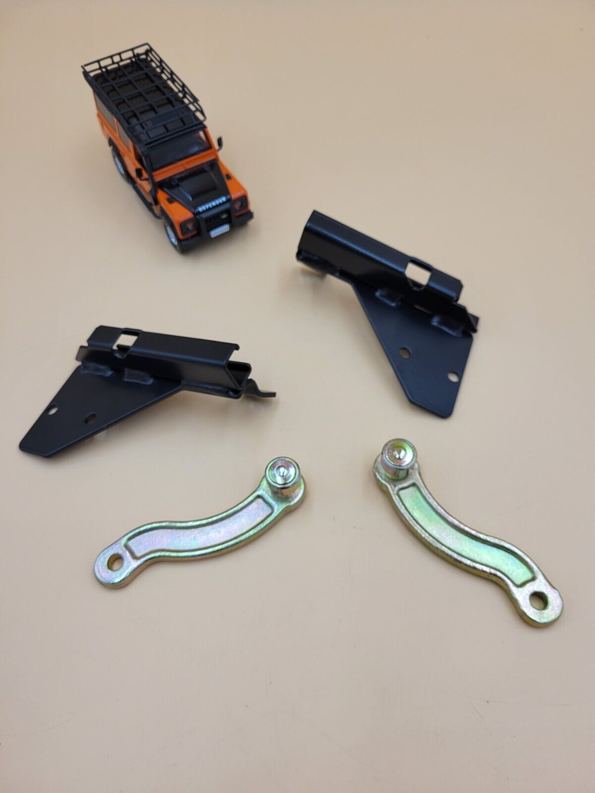LR Defender Front Door Check Strap Bracket Slider & Arm LH and RH New