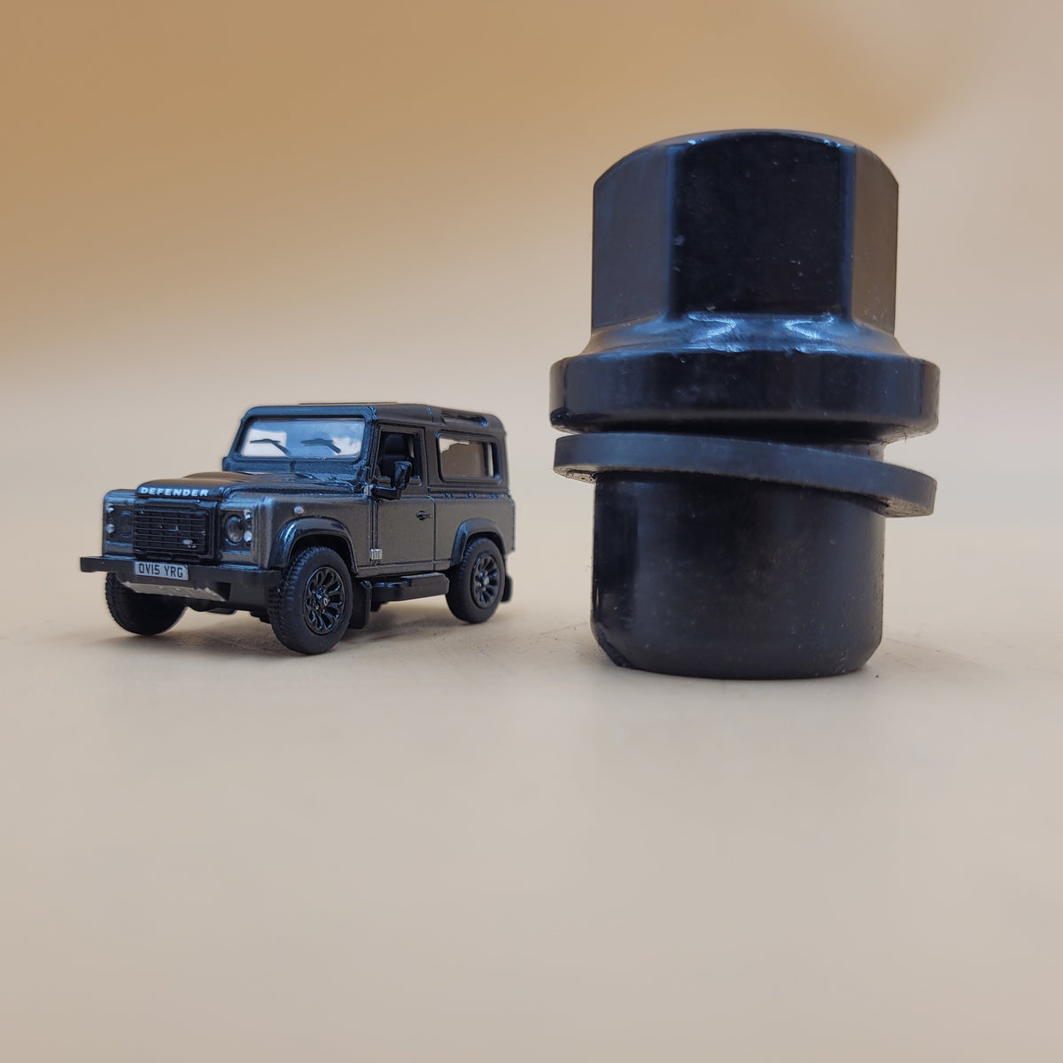 LR DEFENDER -06 /DISCOVERY I/RR Classic Gloss Black Wheel Nut Part BR1445B NRC7415B