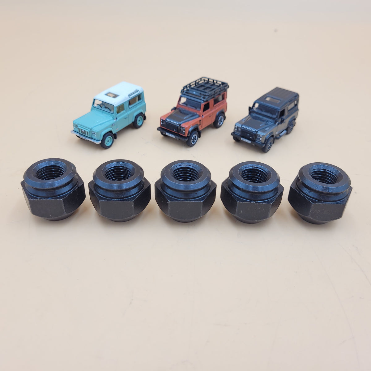 LR DISCOVERY II Range Rover P38 -02 Steel Wheel Nut ANR4851 Set X 5