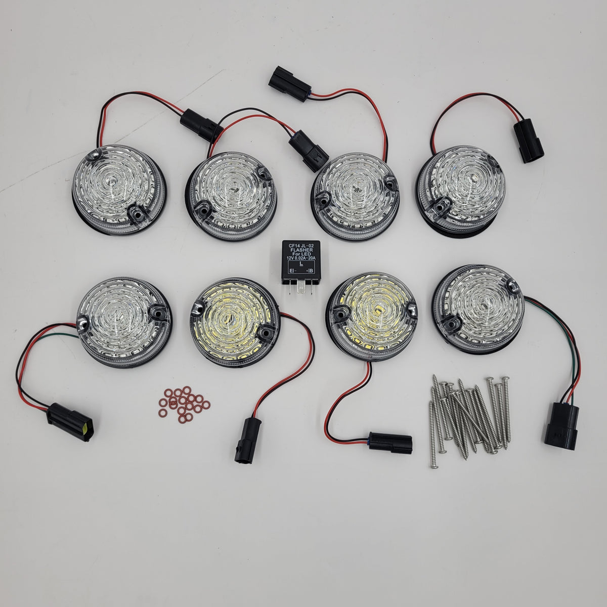 LED 73mm Clear Lamp Upgrade Kit Part BA9718UK