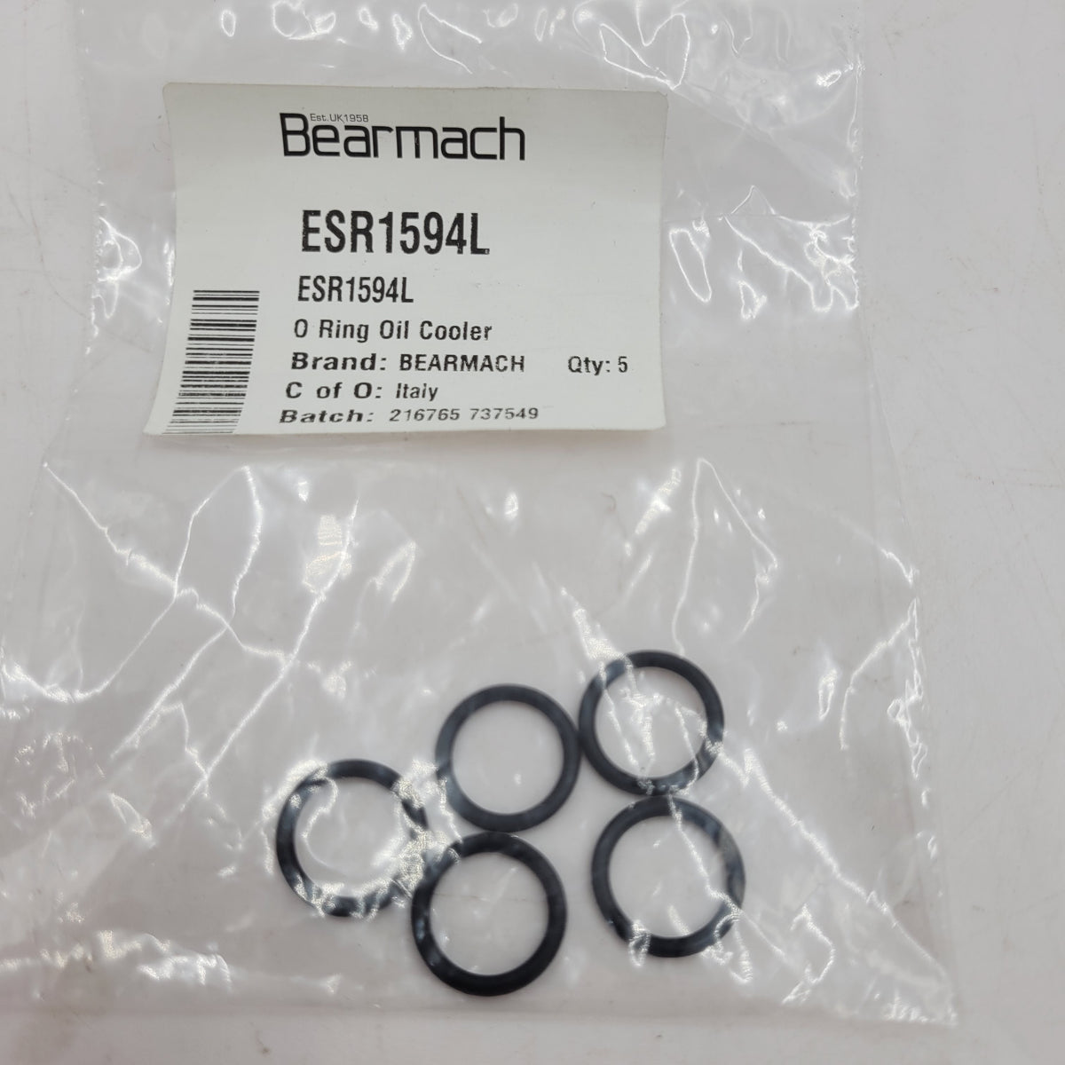 Oil Cooler O Ring Part ESR1594L set by 5