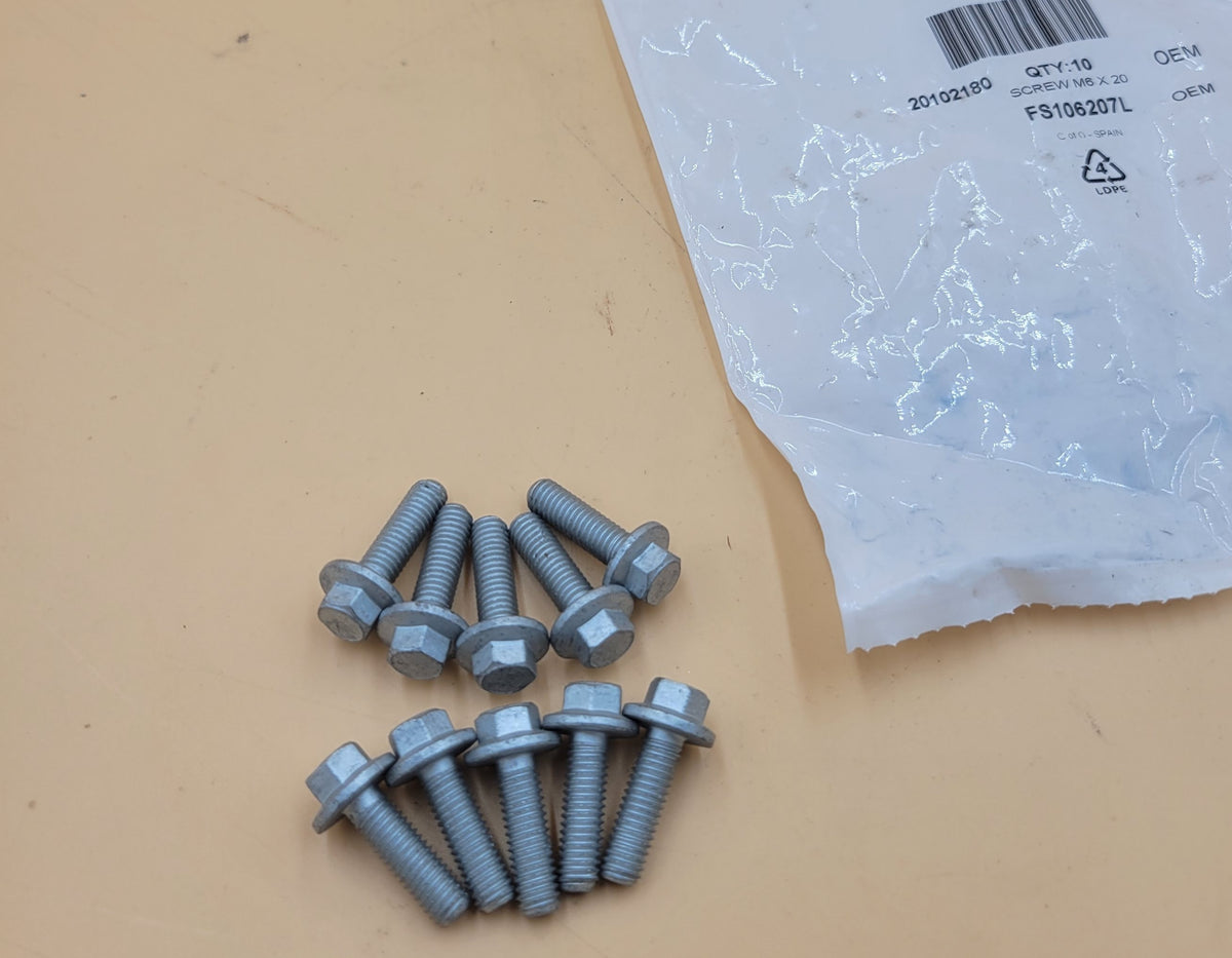 Set of 10 Bolts Part BR2352