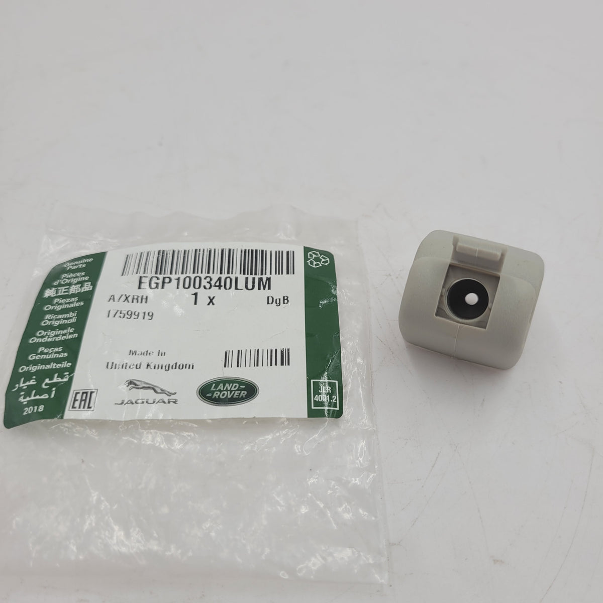 LAND ROVER DISCOVERY 2 GENUINE SUN VISOR RETAINER CLIP PART EGP100340LUM