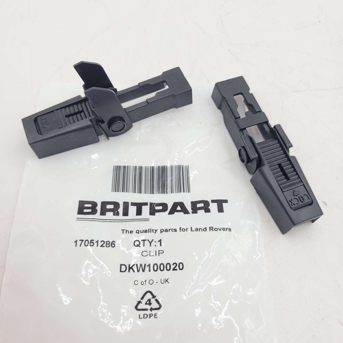 Land Rover / Range Rover L322/Discovery 2 front wiper blade clip set DKW100020 set2