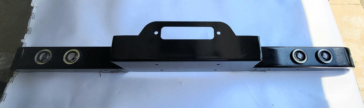 Land Rover Defender Front Winch Bumper with Round LEDs Part LRB836