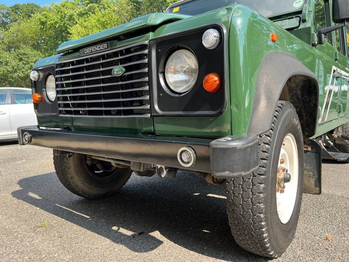 Land Rover Defender Front Bumper with Round LEDs and Halo Ring Part BA4145TK