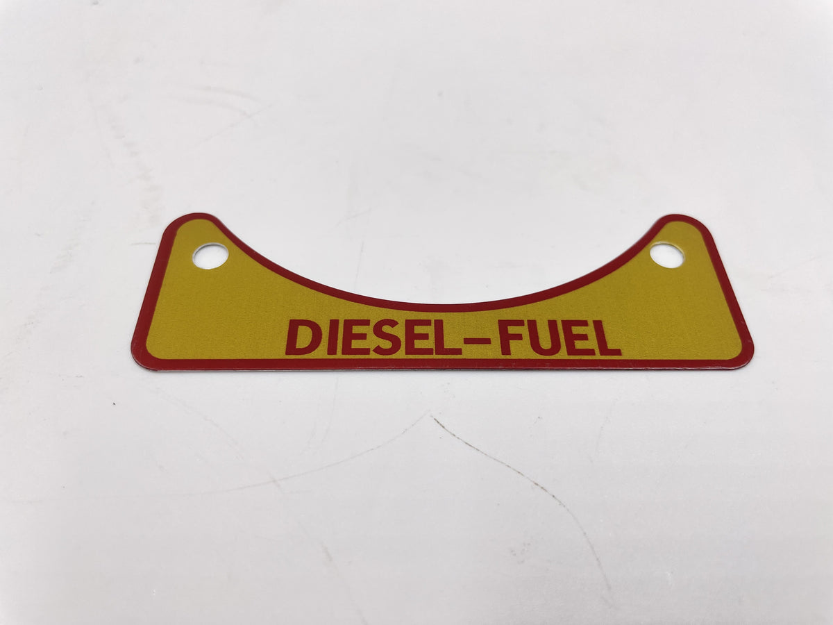 LR DEFENDER -98 Diesel Fuel Filler Warning Badge 502951