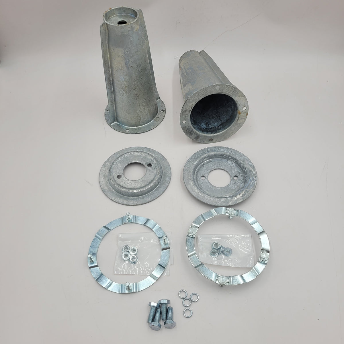 LR DEFENDER -16 Front Turret Fitting Kit Standard Height GALVANISED DA1186