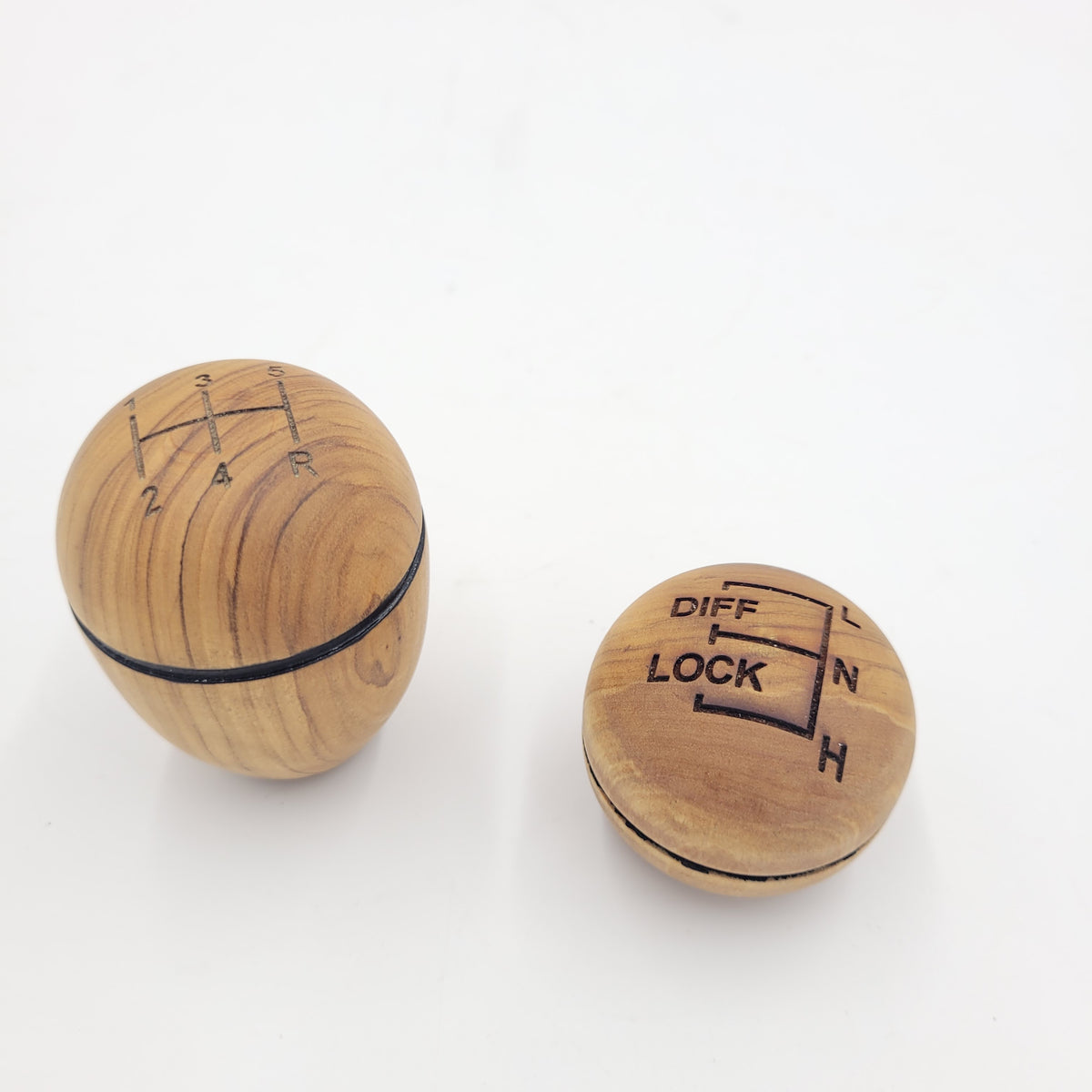 LAND ROVER DEFENDER WOOD GEAR KNOB SET - R380 GEARBOX - DA5500WR