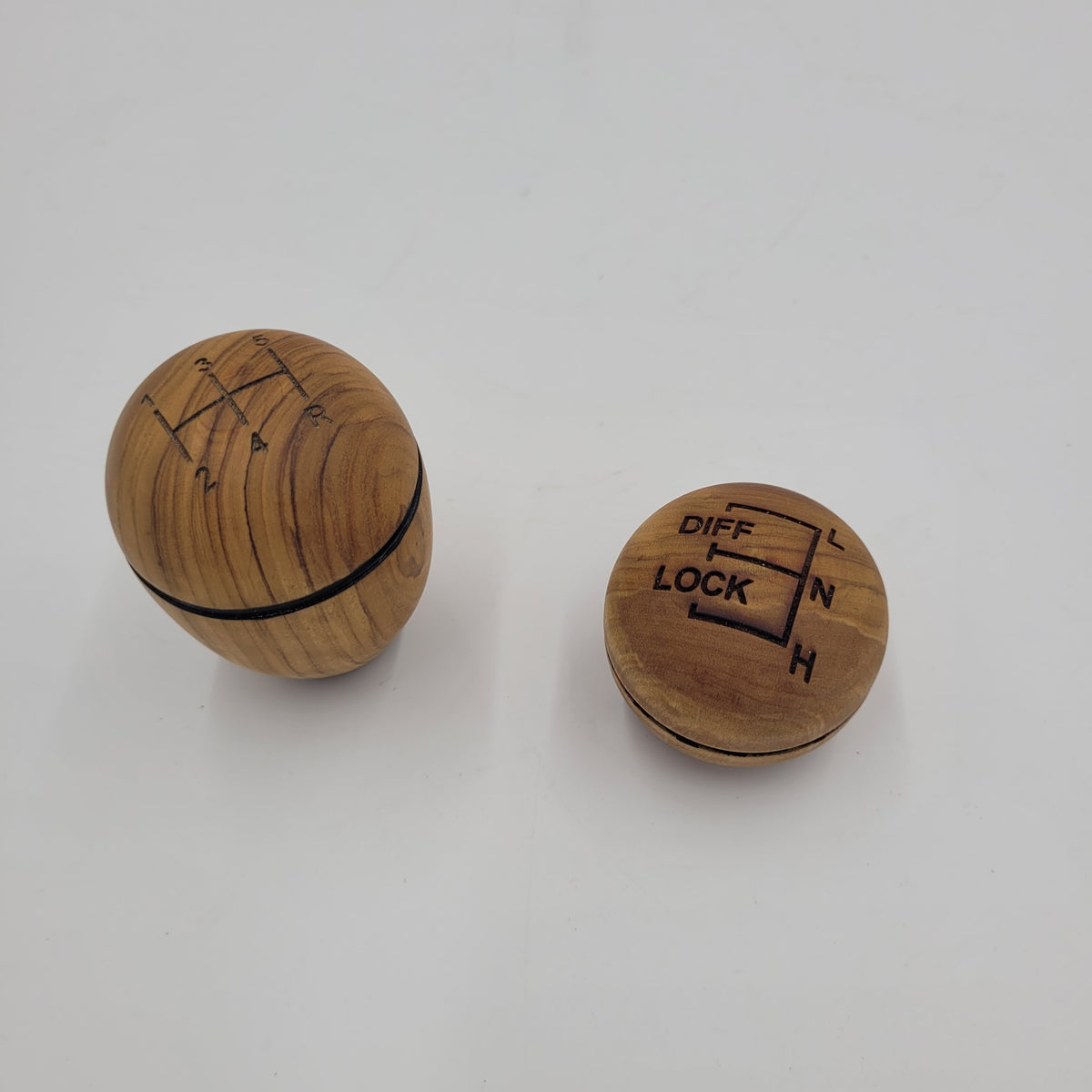 LAND ROVER DEFENDER WOOD GEAR KNOB SET - R380 GEARBOX - DA5500WR