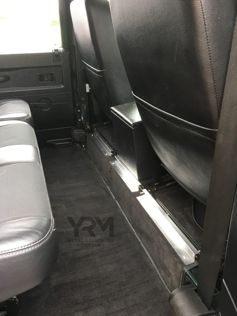 CENTRE REAR OF SEAT BOX CARPET RETAINER – LR DEFENDER 4 OR 5 DOOR YRM298