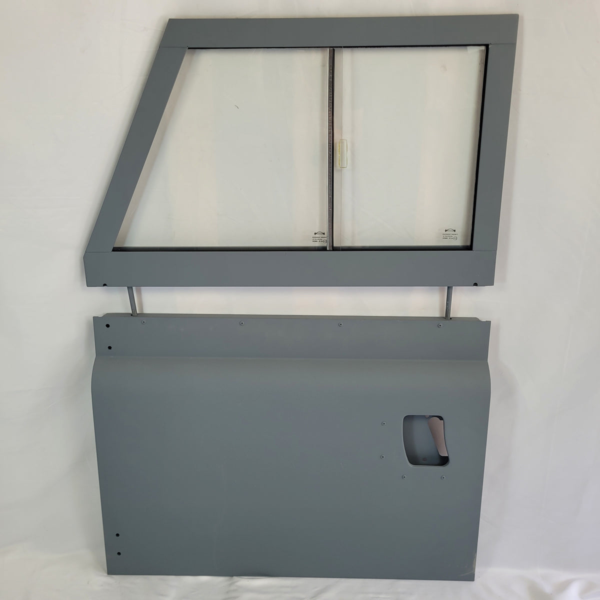 Land Rover Series II, Series III Half Door Bottom with Glazed Glass Assembly LH 395534 and MTC5383