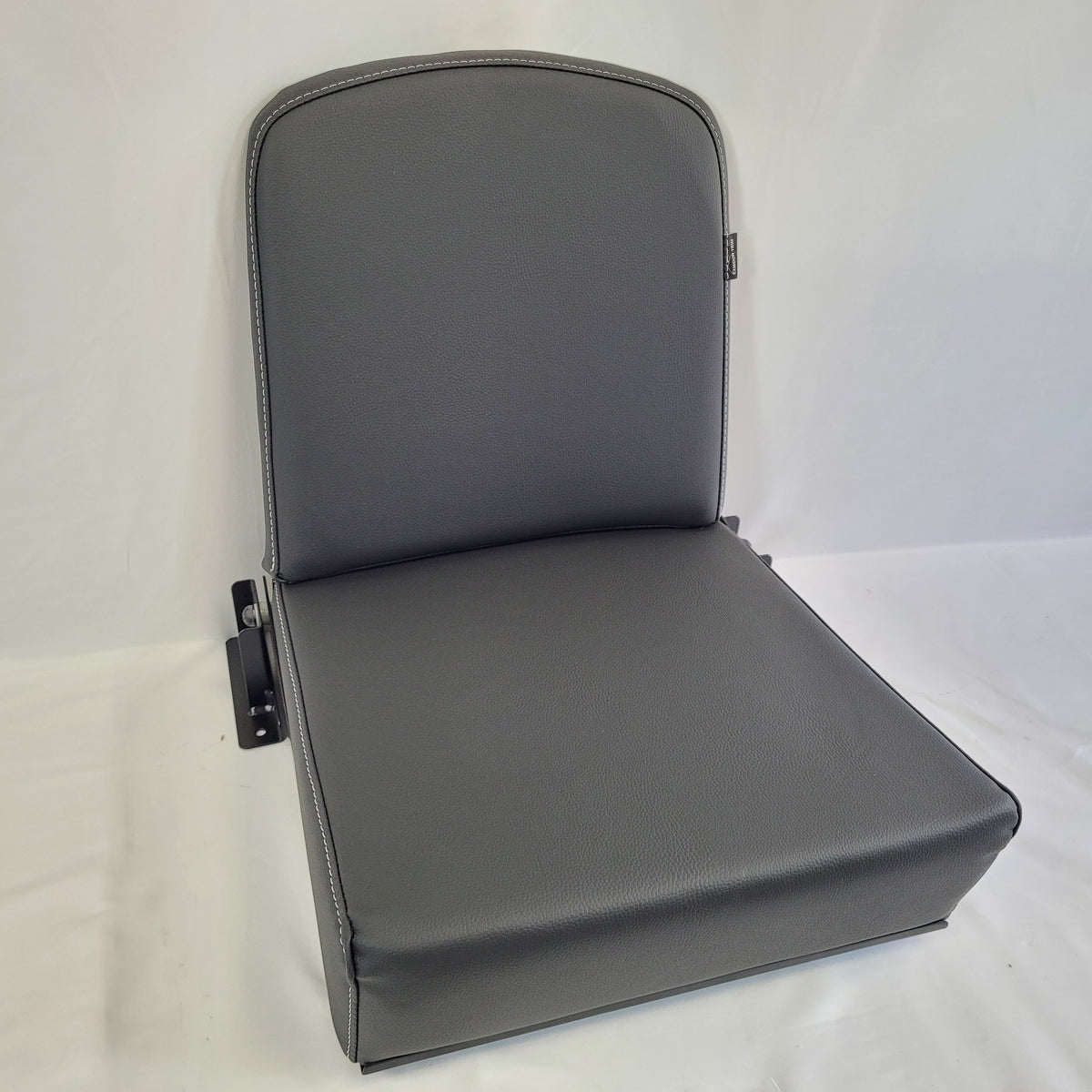 LR DEFENDER Inward Facing Tip Up Seats Vinyl Twin White Stitch EXT050-XSVINYL