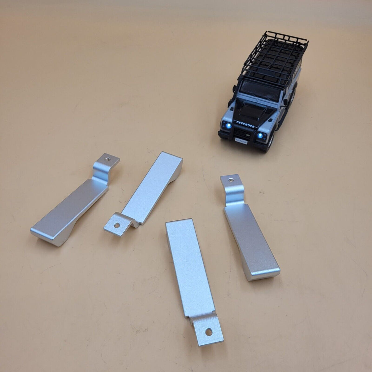 LR DEFENDER -16 Interior Door Lock Button Aluminium DA8944 SET of 4 SAP-DEF-102