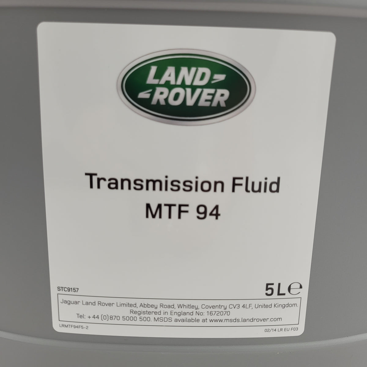 LAND ROVER Oil Transmission MTF 94 5L Part STC9157LR