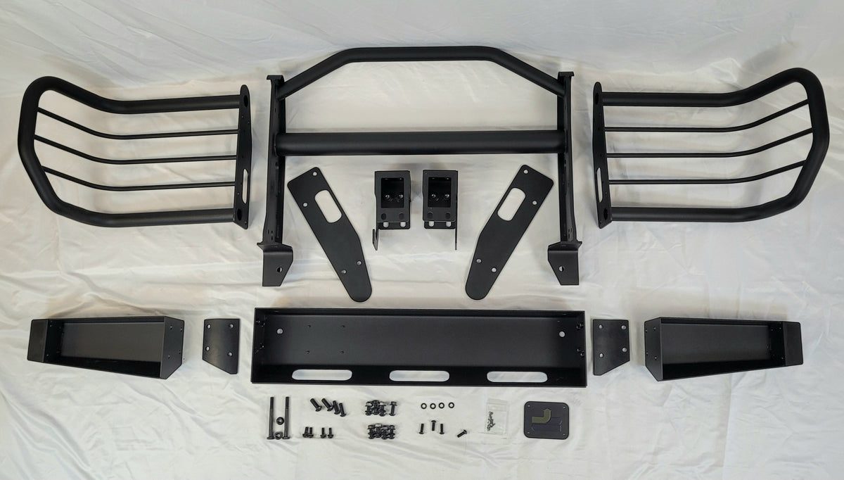 DEFENDER FALCO FR BUMPER(NO WINCH MOUNT) FRONT CENTER & LEFT/RIGHT GRILLE GUARD FAL003UK