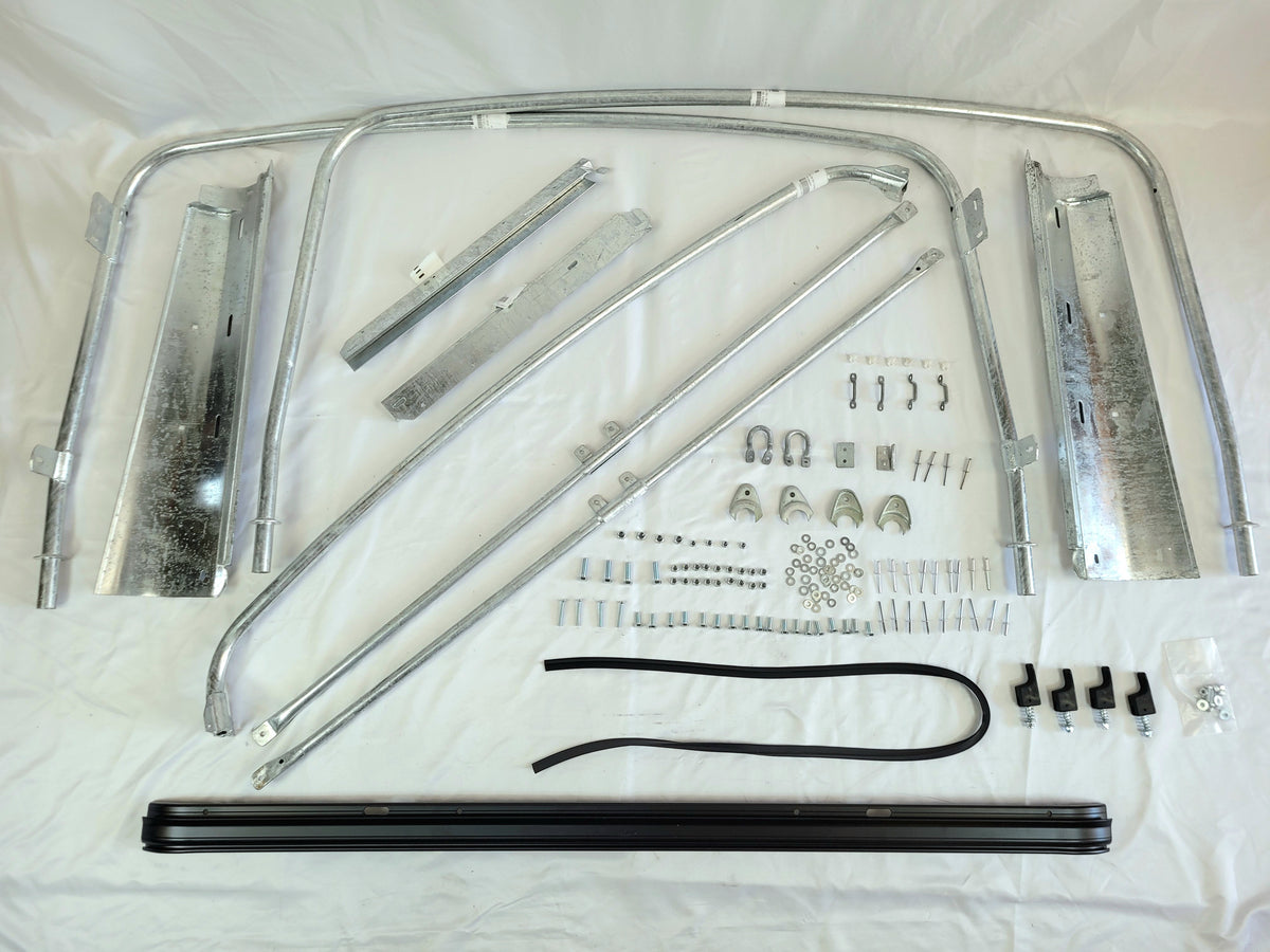 LAND ROVER DEFENDER 90 EXMOOR GALVANIZED FULL HOOD STICK SET EXT220-1