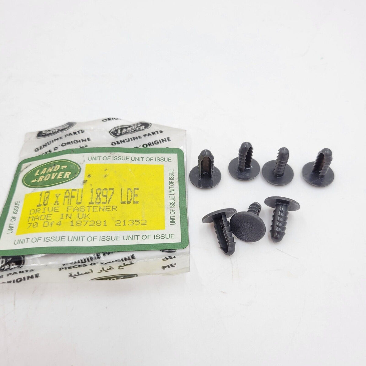LAND ROVER FASTENER - Hand Brake/Interior Trim Part AFU1897G set by 7