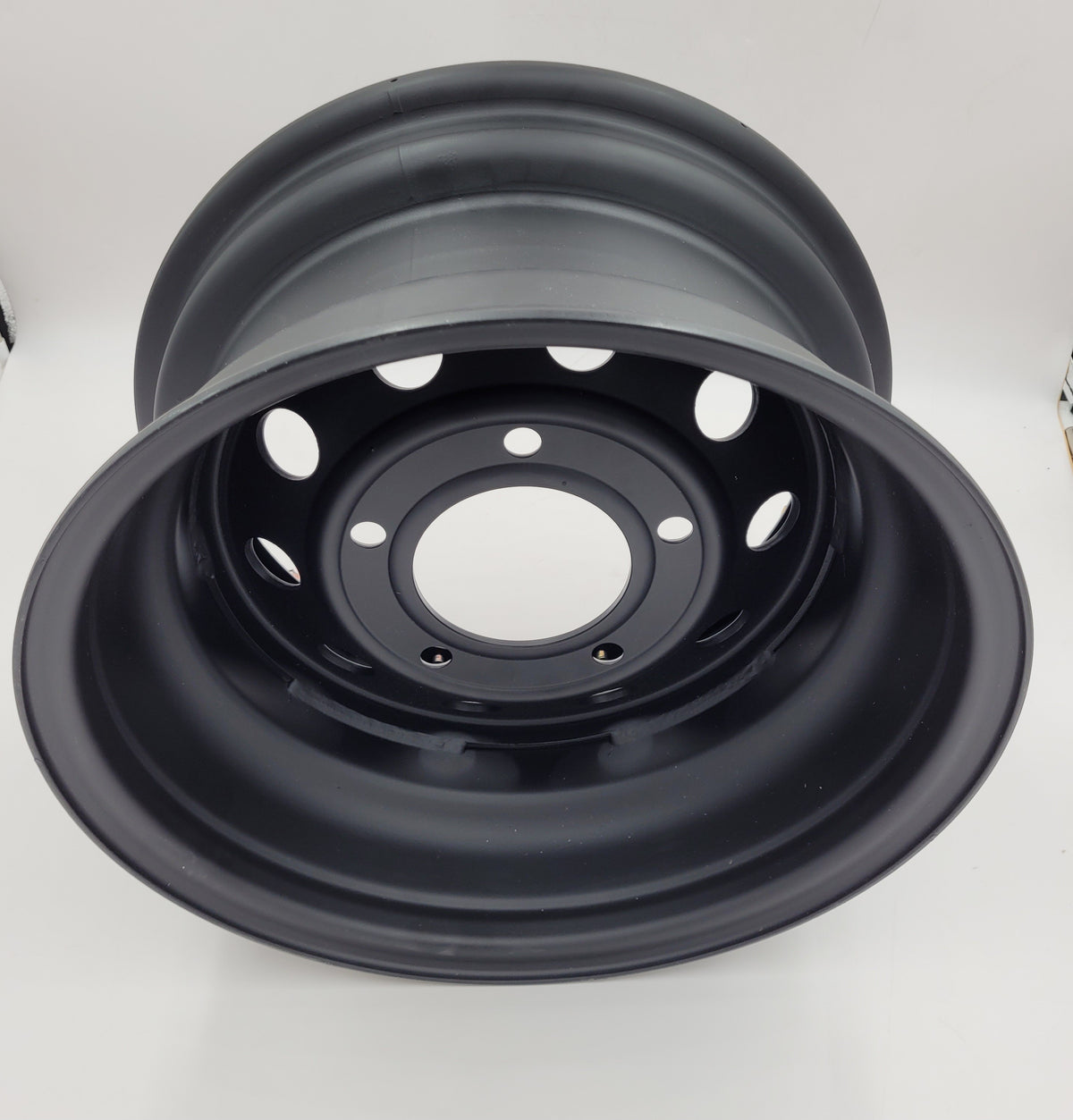 Land Rover Defender STEEL IMITATION BEADLOCK WHEEL 16x8 Satin Black Part DA3238UK
