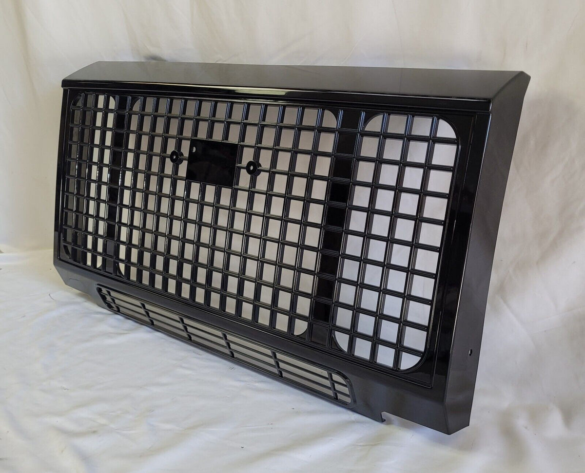 Land Rover Defender 90 110 130 1990-2016 Gloss Black Front Heritage Grille