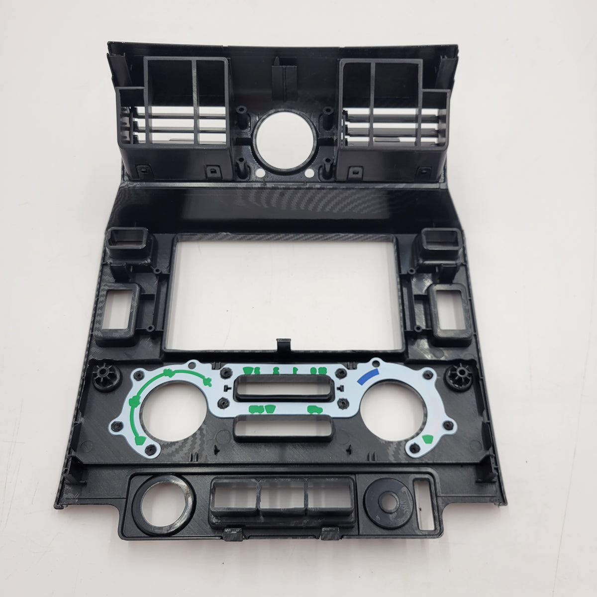 LR DEFENDER 07-16 STEREO DOUBLE DIN MOUNTING CARBON KIT BA2714