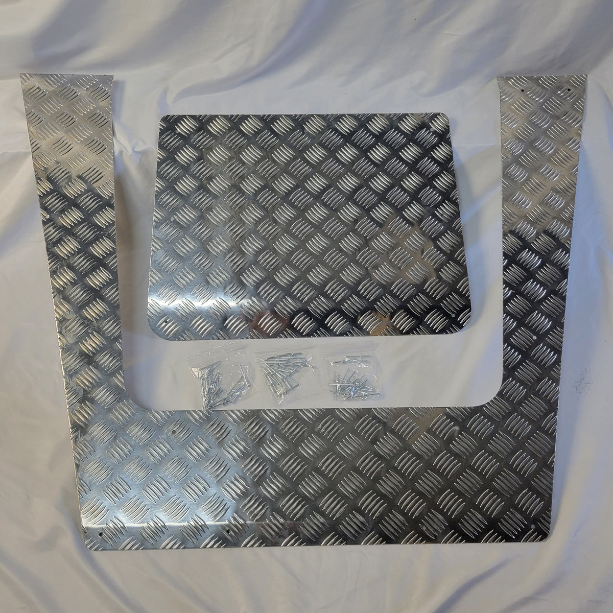 Bonnet Protector - 3MM Aluminum Chequered Plate Defender PUMA - Part BA120C