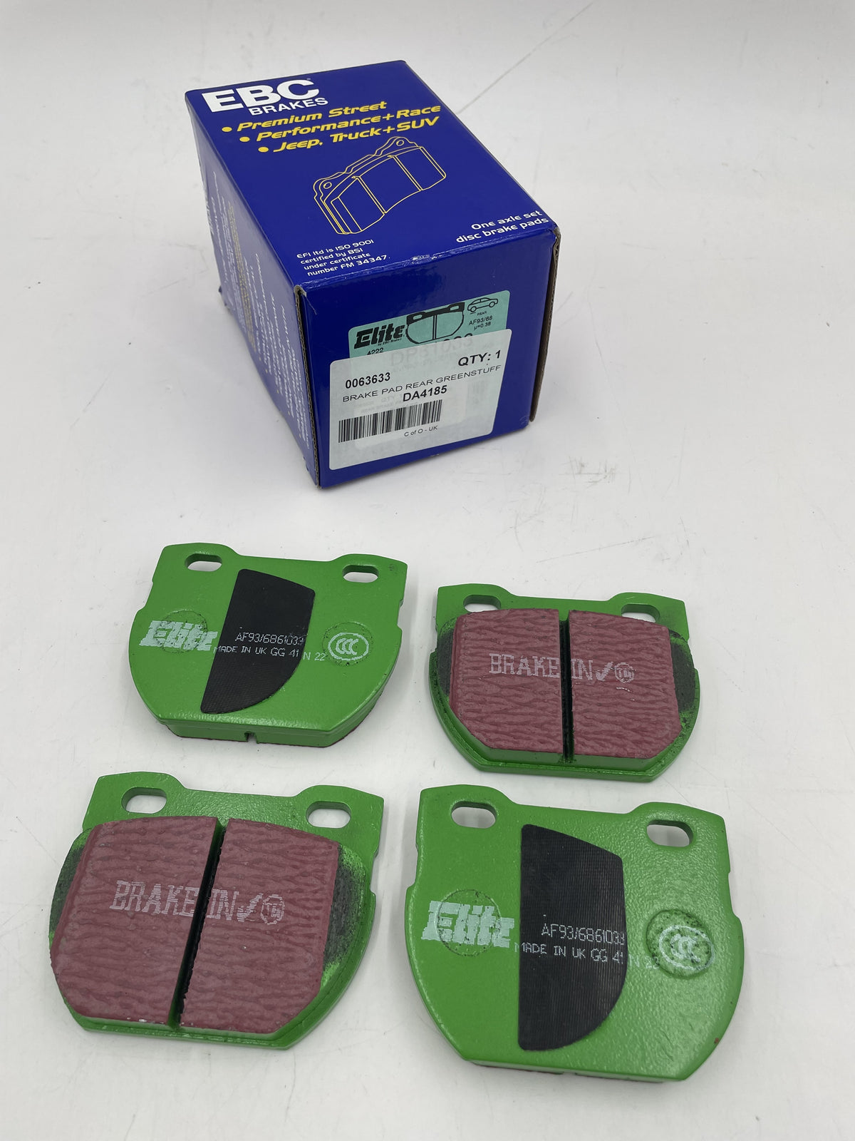 LR DEFENDER 110' 94- Rear Performance EBC Green Brake Pads DA4185