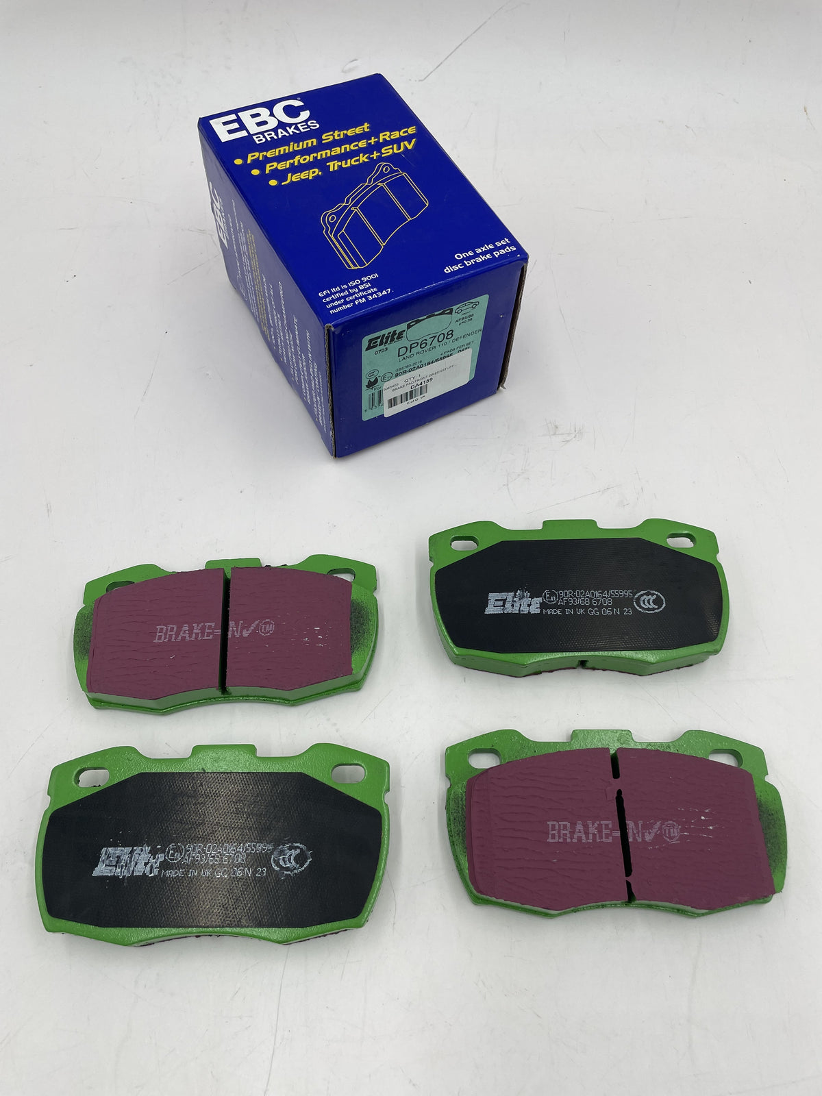 LR DEFENDER 90' 1991- / 110' 1986- EBC Green Stuff Front Brake Pads DA4159