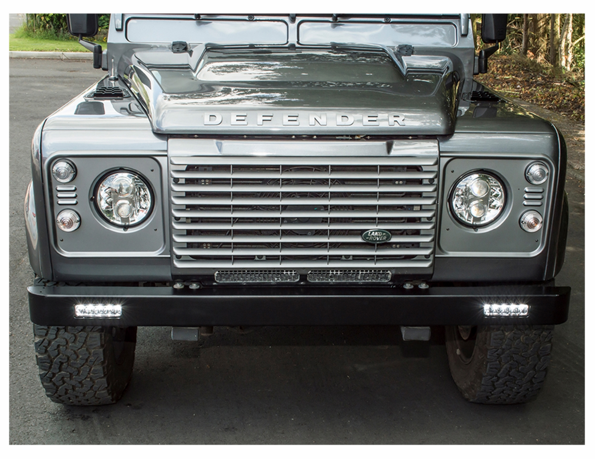 LR DEFENDER Front Bumper With RING LED Lights With End Caps DA8600XS LR620