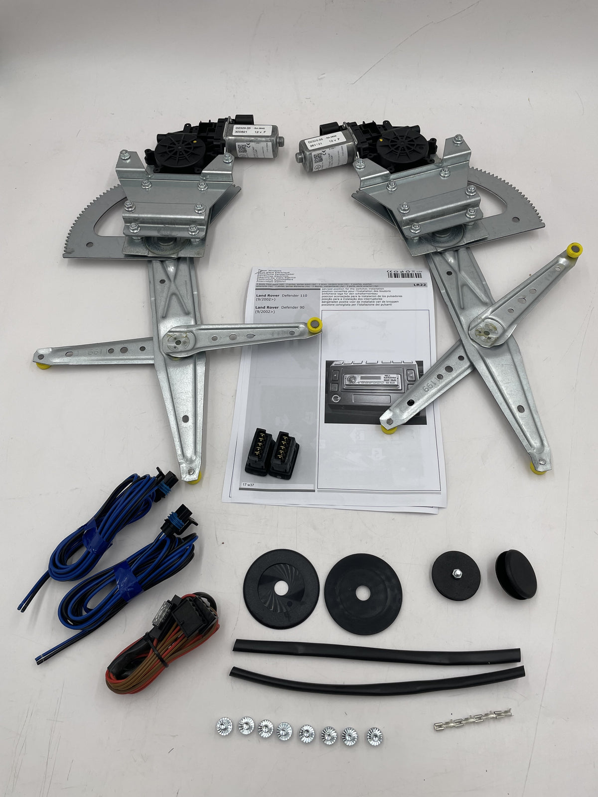 LAND ROVER DEFENDER ELECTRIC FRONT WINDOW KIT Britpart Part DA4664