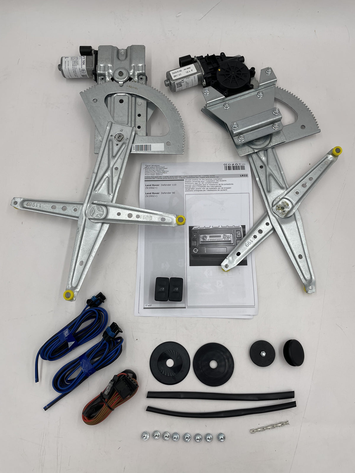 LAND ROVER DEFENDER ELECTRIC FRONT WINDOW KIT Britpart Part DA4664