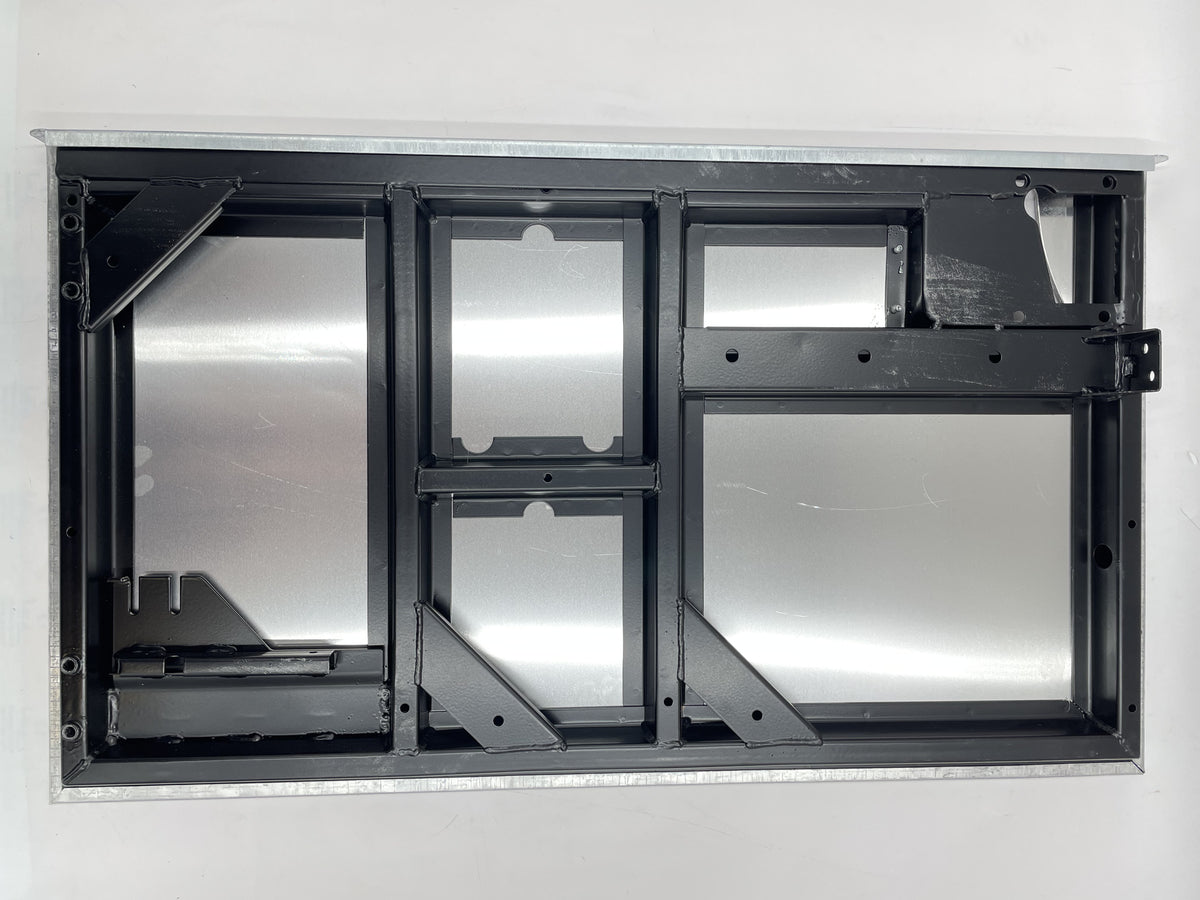 DEFENDER 90/110/130 SERIES II/IIA/III REAR SWING AWAY HALF DOOR GALVANISED TOP CAPPING LR516DGT