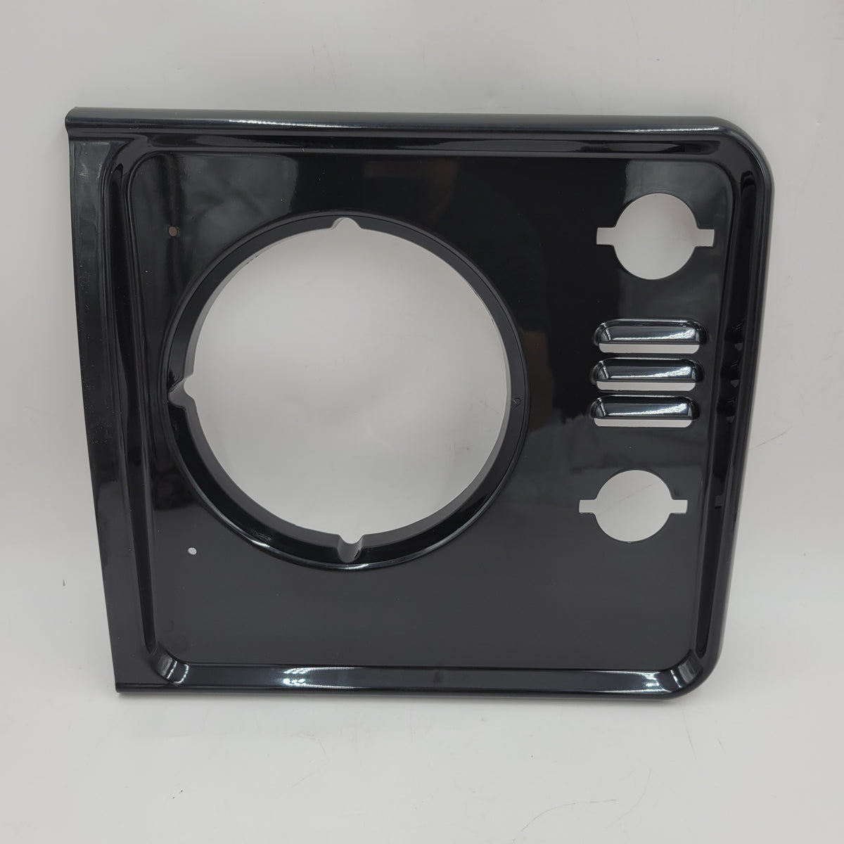 LR DEFENDER 98- LH Headlamp Surround Finisher Gloss Black LR051110