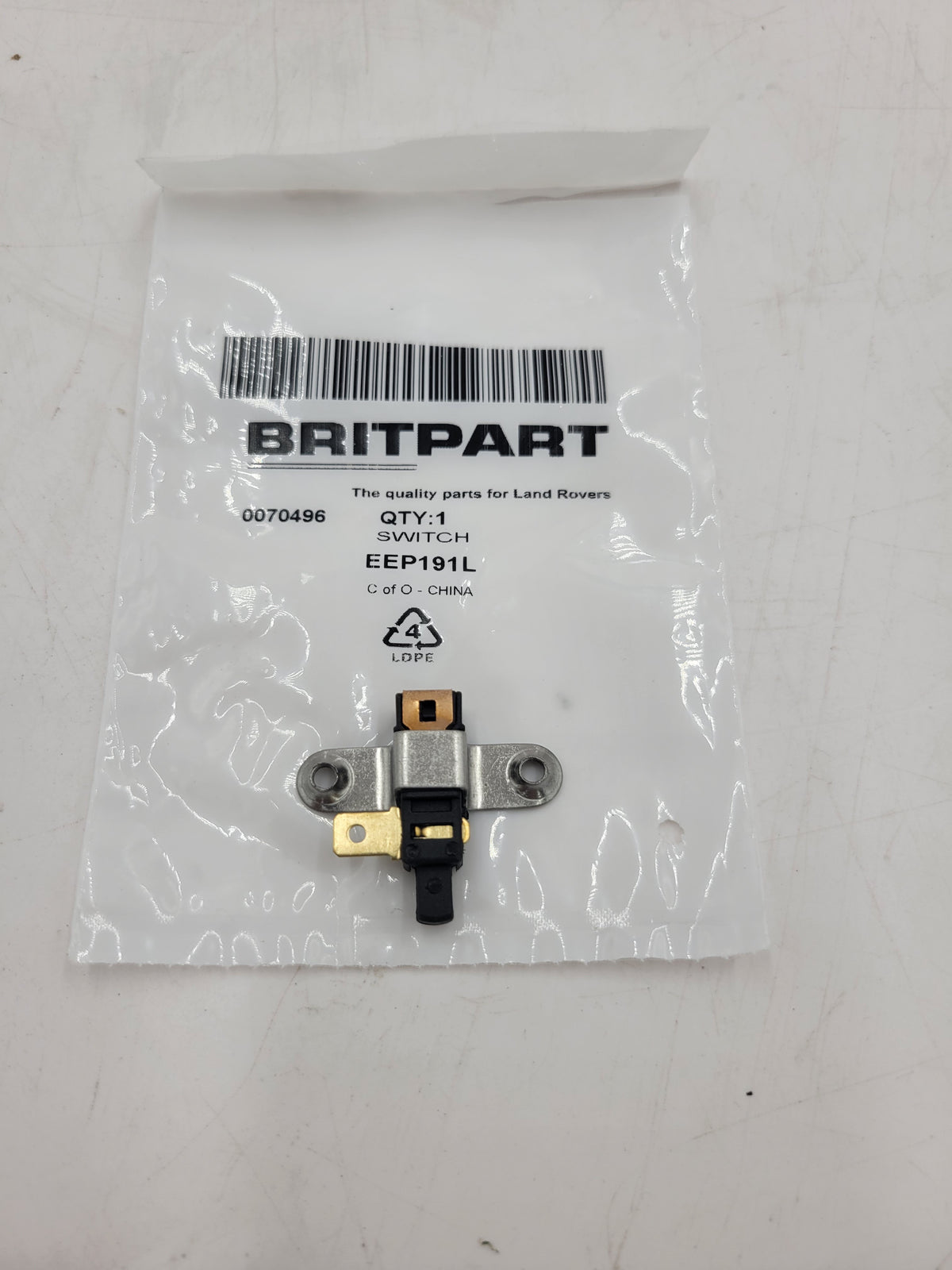 Defender Switch - Parking Brake Britpart Part EEP191L