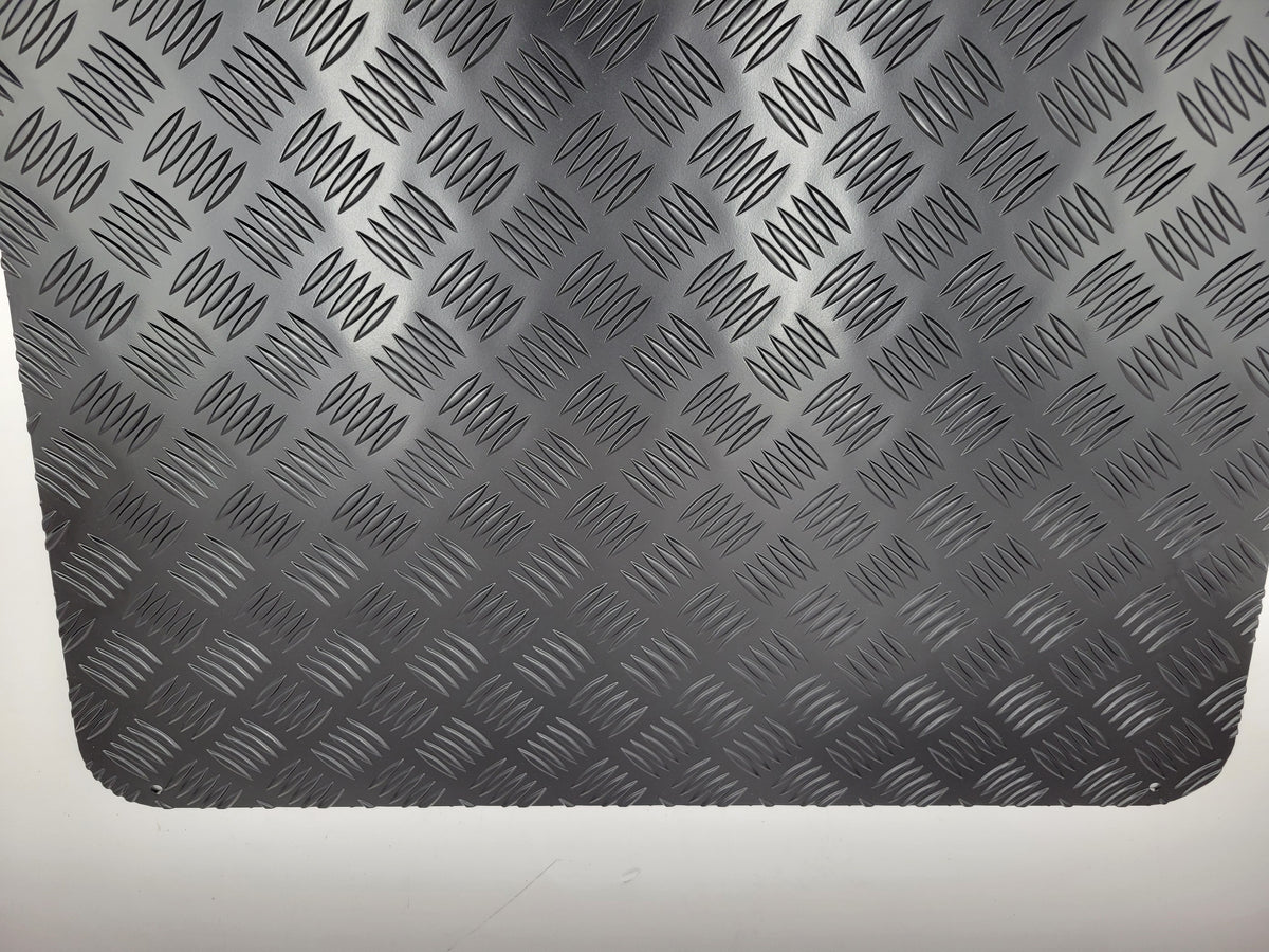 3MM Black Chequer Bonnet Protector