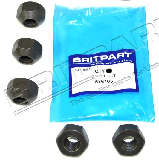 LR SERIES Set of 5 Wheel Nut Part 576103