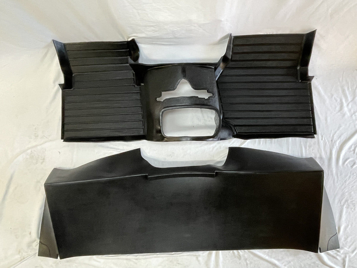 LR DEFENDER 90/110 07-16 Black Puma Acoustic Moulded Matting System EXT009-25