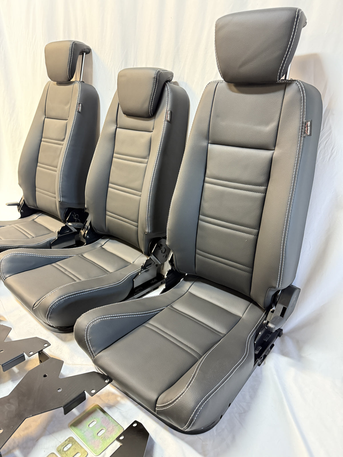 2nd Row Premium High Back Seats - Full Set Xs Vinyl EXT010-3-XSVINYL