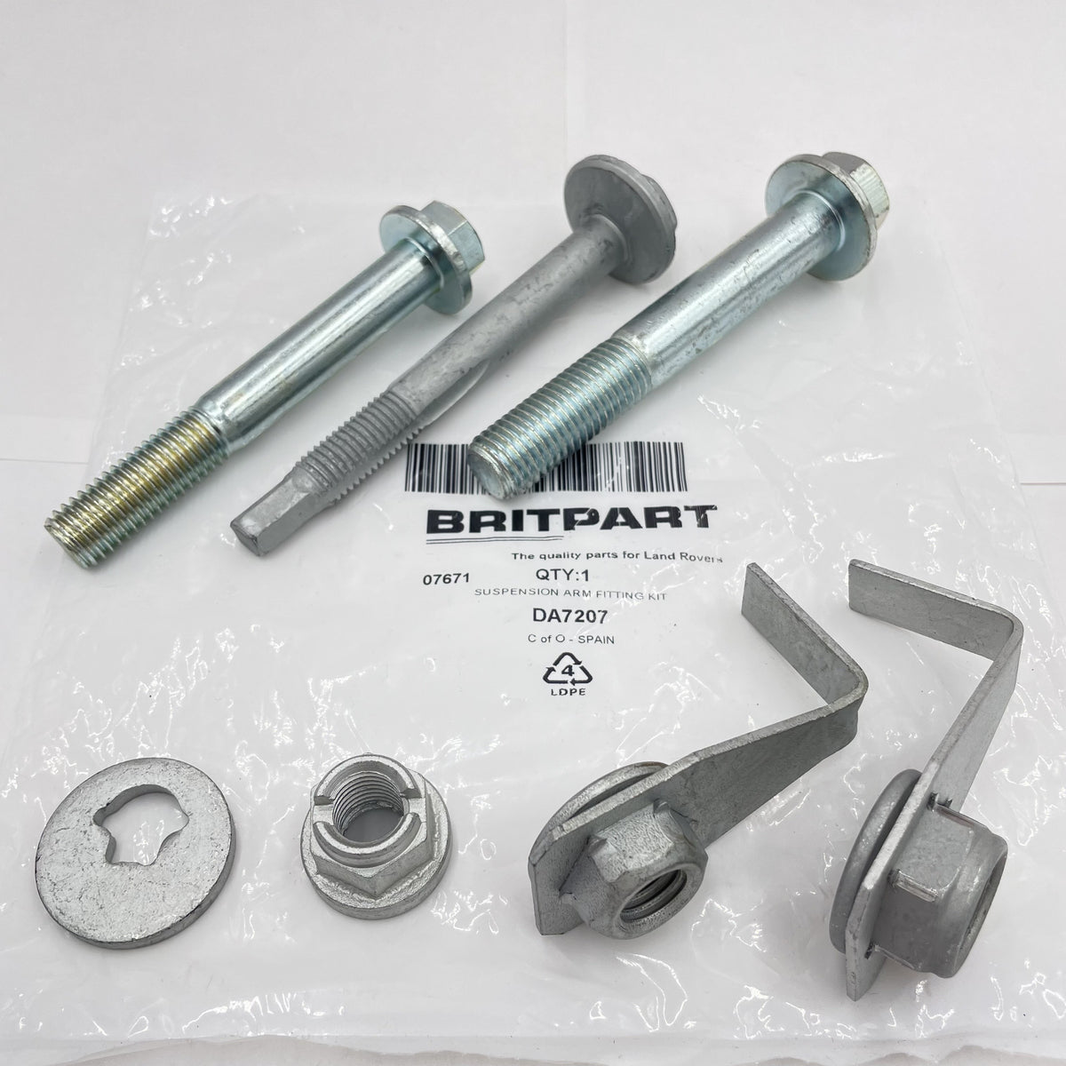 LR DISCOVERY III / IV / RR SPORT 05-13 Rear upper SUSPENSION BOLT KIT DA7207