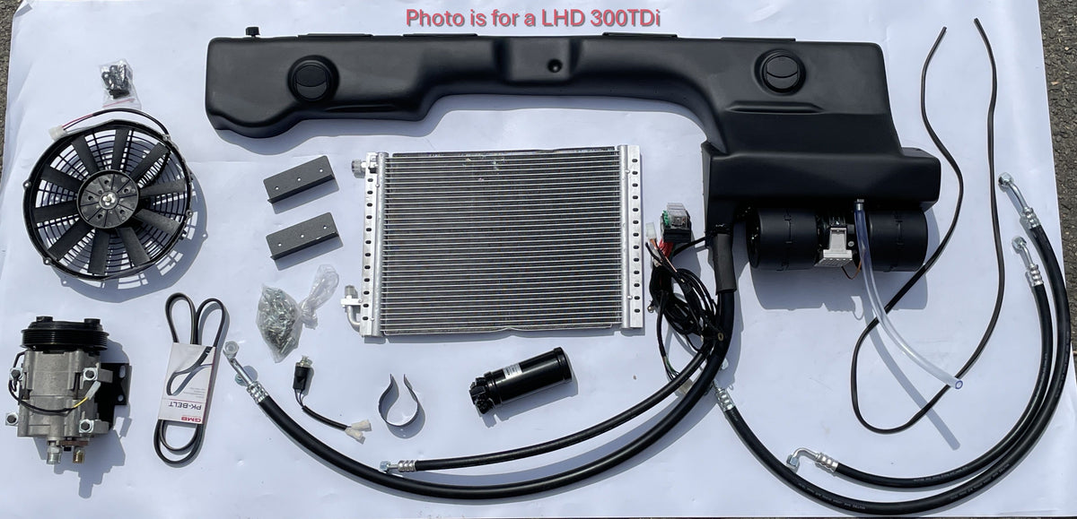 Land Rover Defender Air Conditioning Kit For RHD 300Tdi Part RNAC300R
