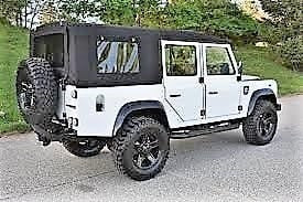 Defender 110 Mohair Top WSW Smoke Stud On - Black AWT110SMSTDBL
