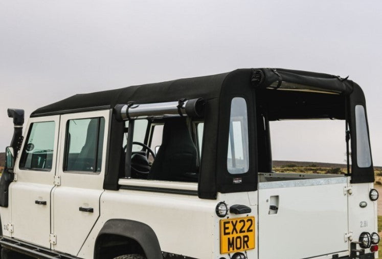 Defender 110 Mohair Top WSW Smoke Stud On - Black AWT110SMSTDBL