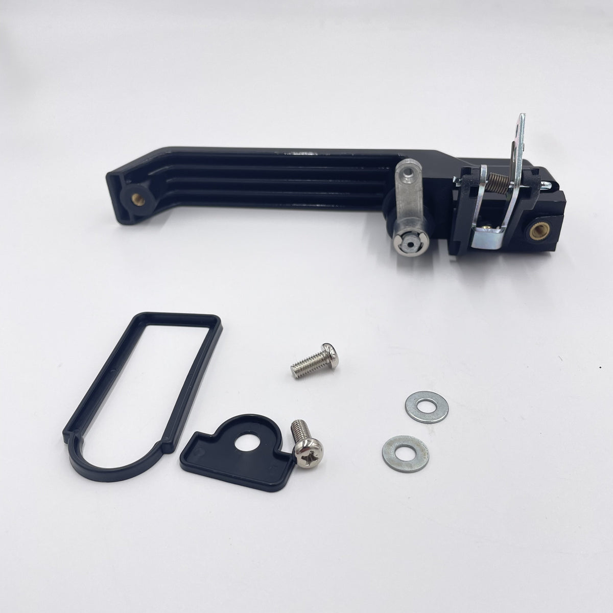 LR DEFENDER 07- Handle Assy RH FR Door Gloss Black With Gasket JM-99006OB / LR066528GB