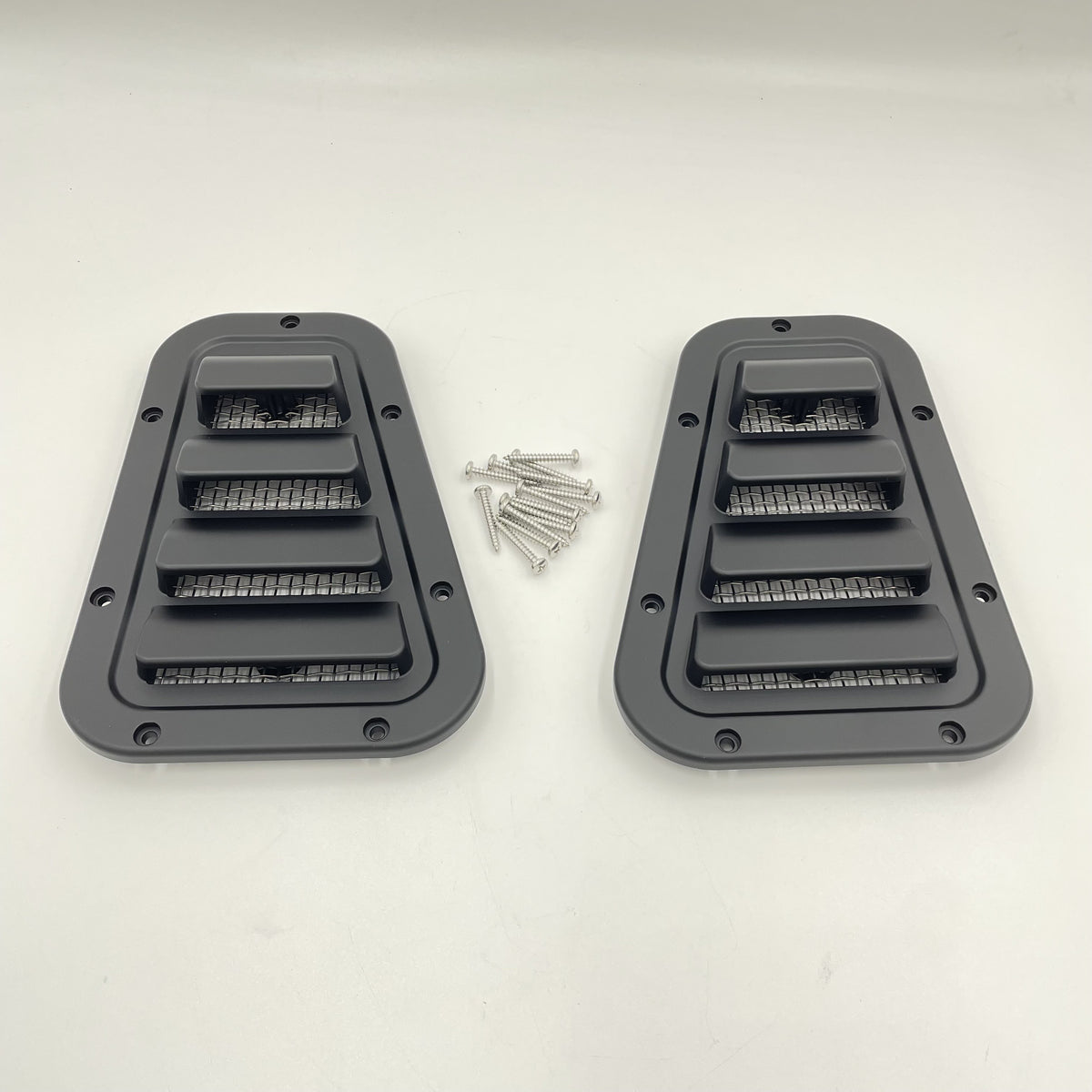 KBX LR DEFENDER WING TOP AIR INTAKE GRILLE MAT BLACK WITHOUT LOGO KBX JM-90631