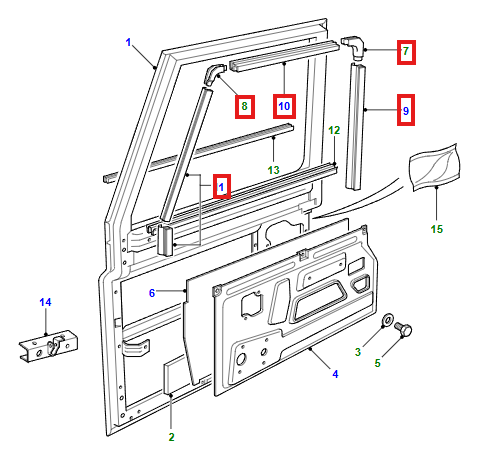 Front Window Channel Kit Defender