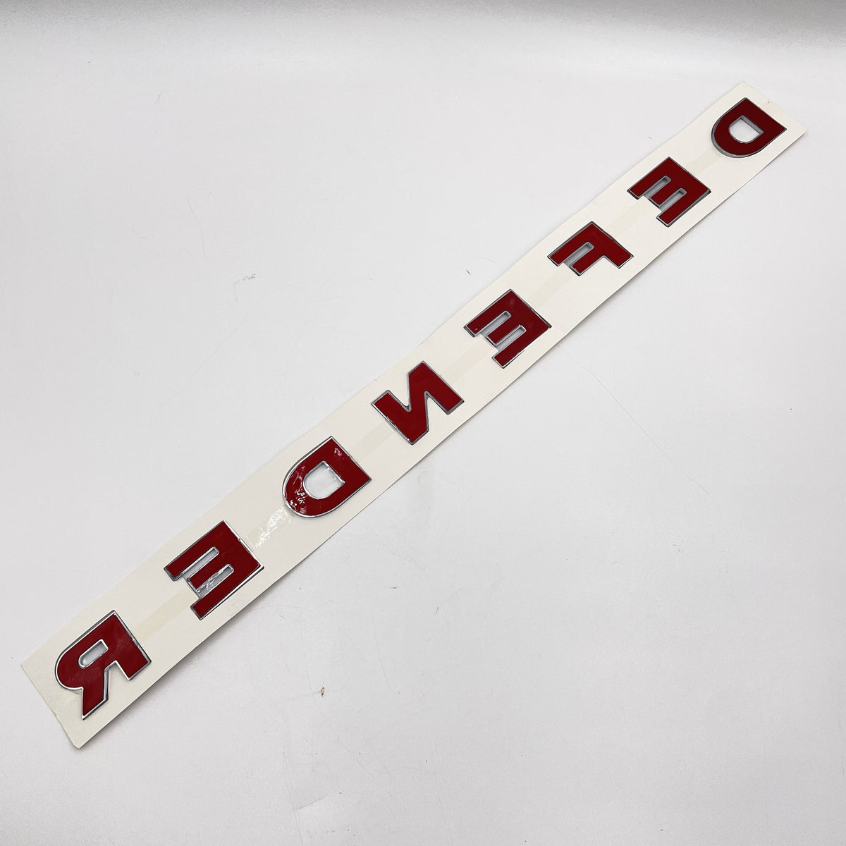 LR DEFENDER -16 FRONT CHROME LETTERS HOOD BADGE FT-LRE032C